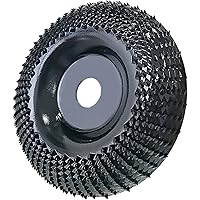 Wood Carving Disc Grinder Wheel Disc 4 Inch Wood Shaping Wheel Wood Grinding Shaping Disc for Angle Grinders with 5/8” Arbor