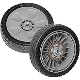 XaXmTee 2 Pcs HRR216 Lawn Mower Rear Wheels Kit Replace for 42710-VE2-M02ZE | Heavy Duty 8" Lawnmower Back Drive Wheels Compatible with Honda HRR216 HRS216 HRT216 HRM216 HRN216 Walk-behind Lawn Mower