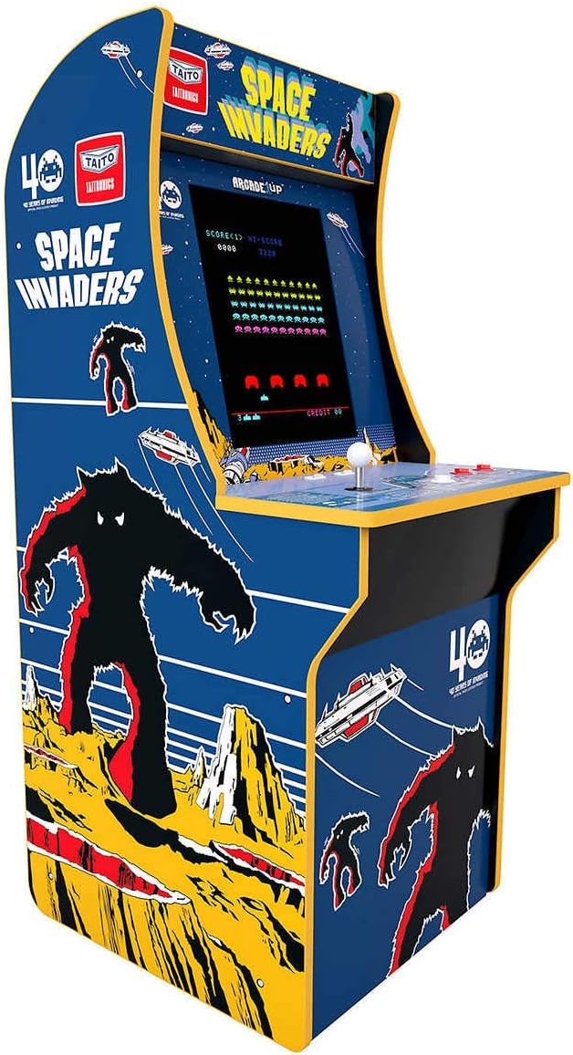 ARCADE1UP - 0001370245 - 2 Games in 1 Space Invaders Four Feet Arcade Machine