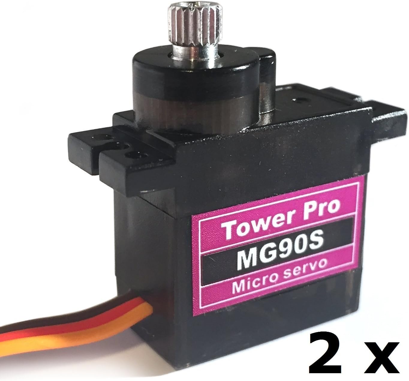 Tower P MG90S Metal Geared Micro Servo for RC Car Boat Plane Helicopter T-Rex Trex450 x 2 PCS