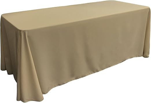 Amazon Com La Linen Polyester Poplin Rectangular Tablecloth 90