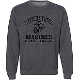 zerogravitee US Marines Semper Fidelis Crewneck Sweatshirt