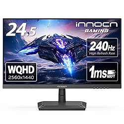INNOCN 24.5" Gaming Monitor 1440p 240Hz QHD 2K PC