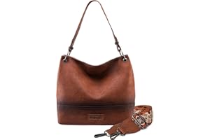MONTANA WEST Wrangler Hobo Bags for Women Vegan Leather Top Handle Shoulder Purses and Handbags