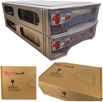 Papi Max Stackx 2 0 Bricks Storage Idea Drawers Box White Pack Of