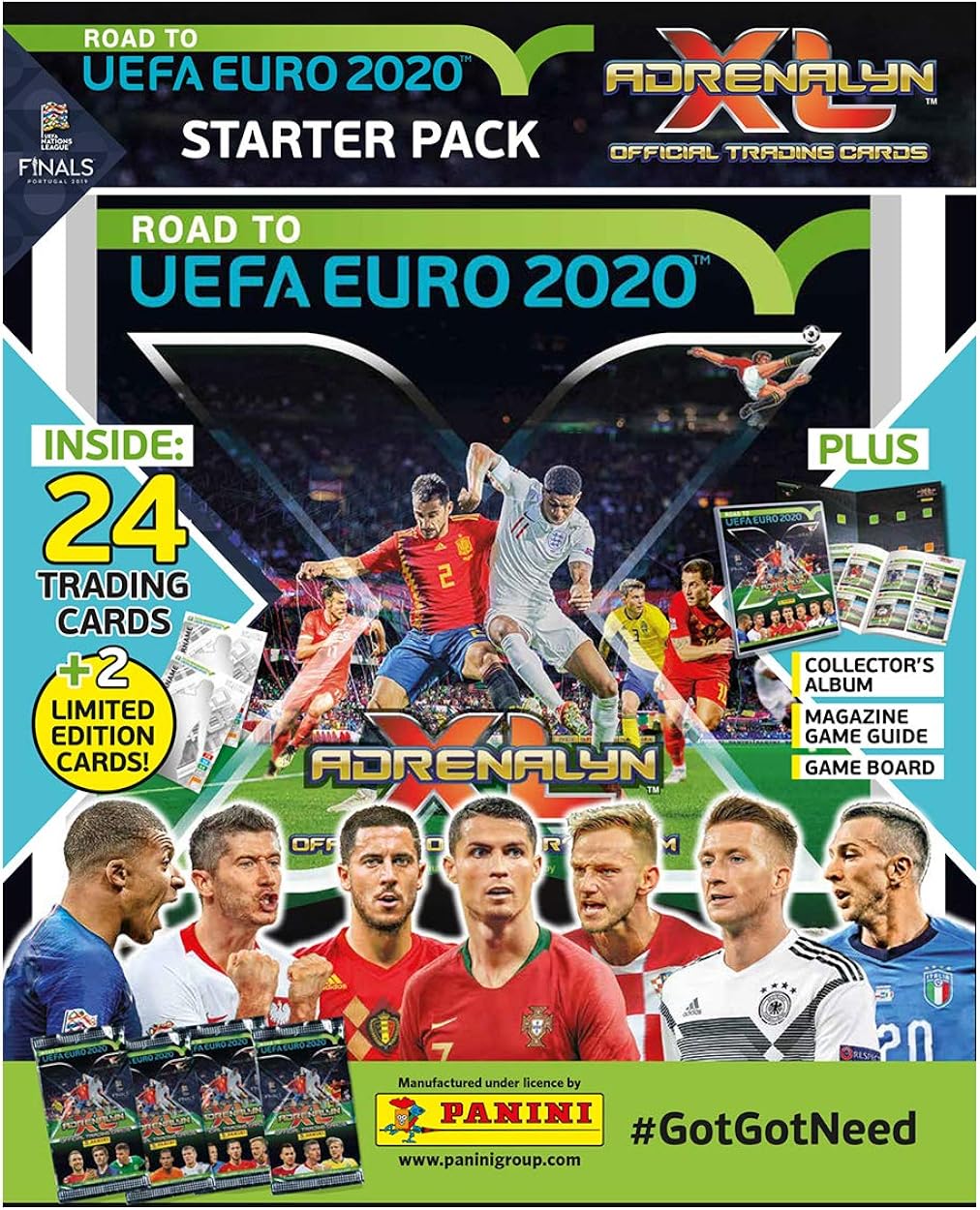 Panini Road To Euro 2020 Adrenalyn XL Starter Pack: Amazon.es: Ropa y accesorios