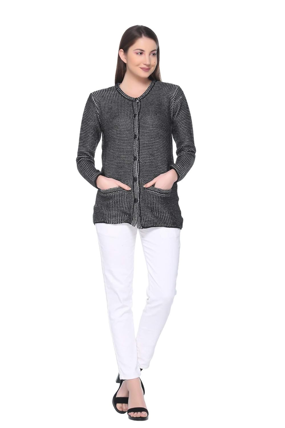 montrex women's woolen cardigan