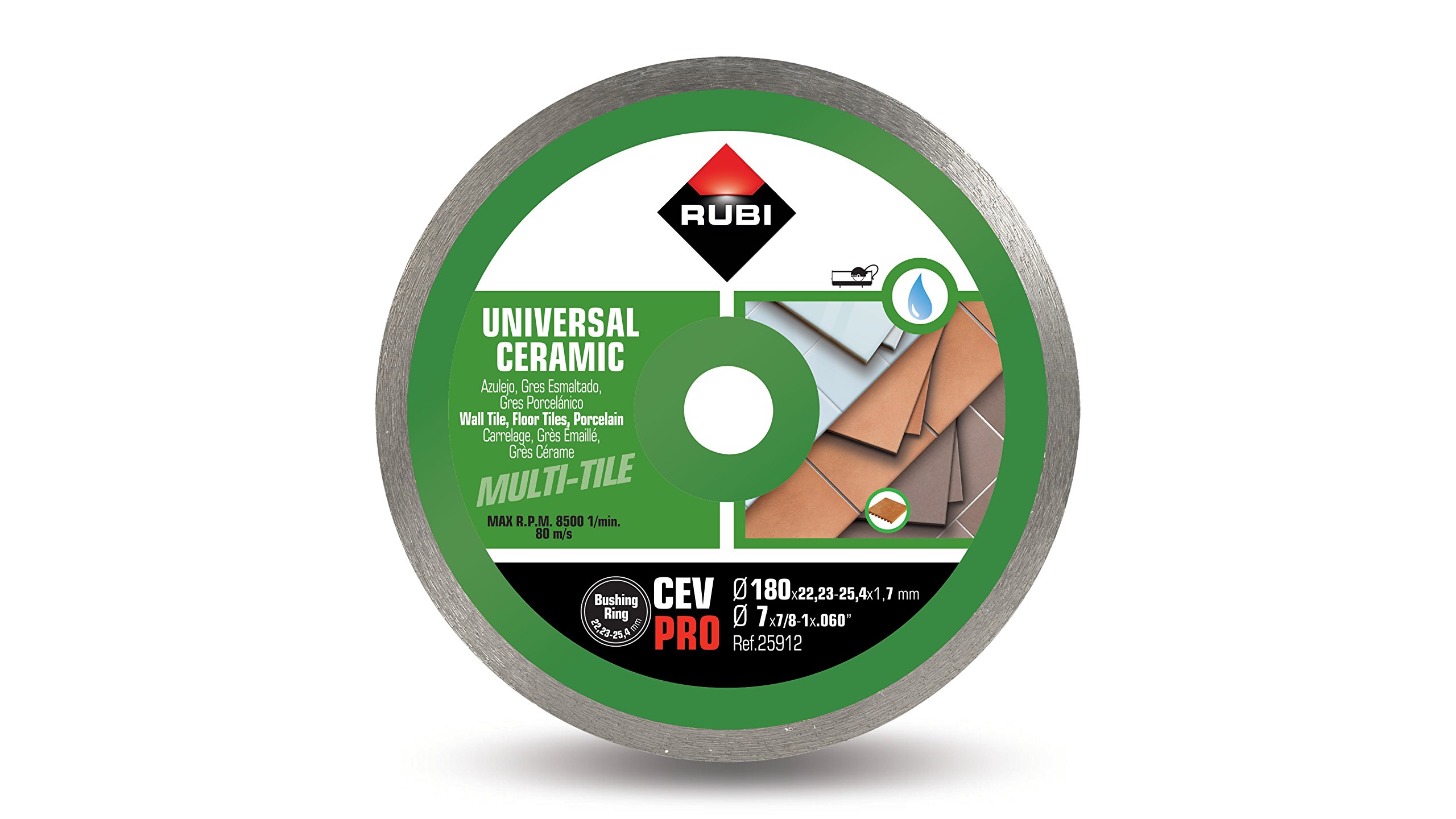 Rubi Diamond General for Ceramic Continuous, 25912
