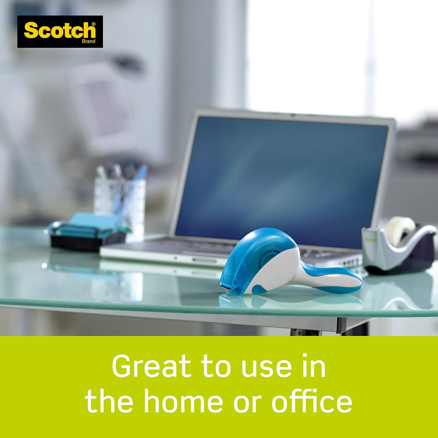 Scotch Sure Start Shipping Packaging Tape, 6 Rolls, 1.5 Inch Core, 1.88" x 25 Yards, Great for Packing, Shipping & Moving, Clear (DP-1000RF6) : Office Products