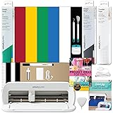 Cricut Joy Xtra Machine with Permanent Smart Vinyl Sampler Packs, Transfer Tape and Tool Set Bundle - Beginner Portable Cutti