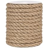 Tenn Well 12mm Jute Rope, 33 Feet Heavy Duty and