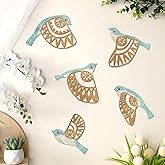 Metal Bird Wall Art for Bathroom - Farmhouse Rustic Flying Birds Wall Decor Arts - Folk Scandinavian Great Gift Home Decor fo