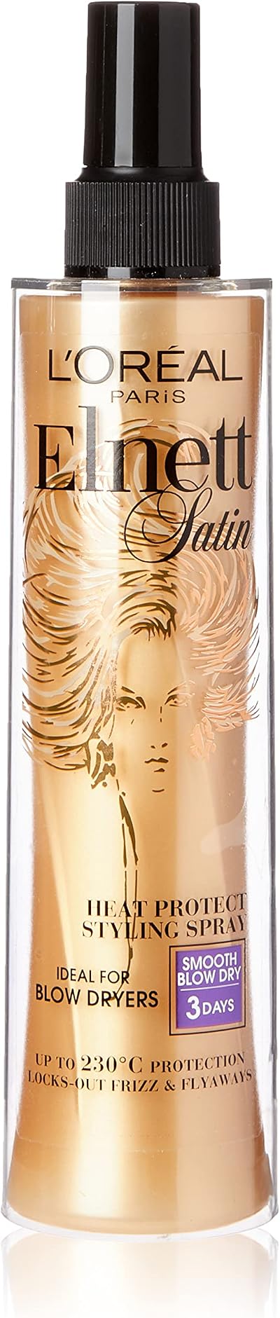 L'Oreal Paris Elnett Heat Protect Styling Hairspray 170ml Hair Protection