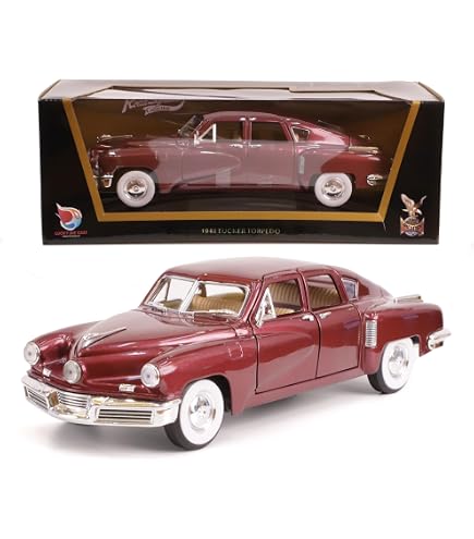 LUCKY DIE CAST 1948 Tucker Torpedo 1/18 Scale Die-Cast Metal Model