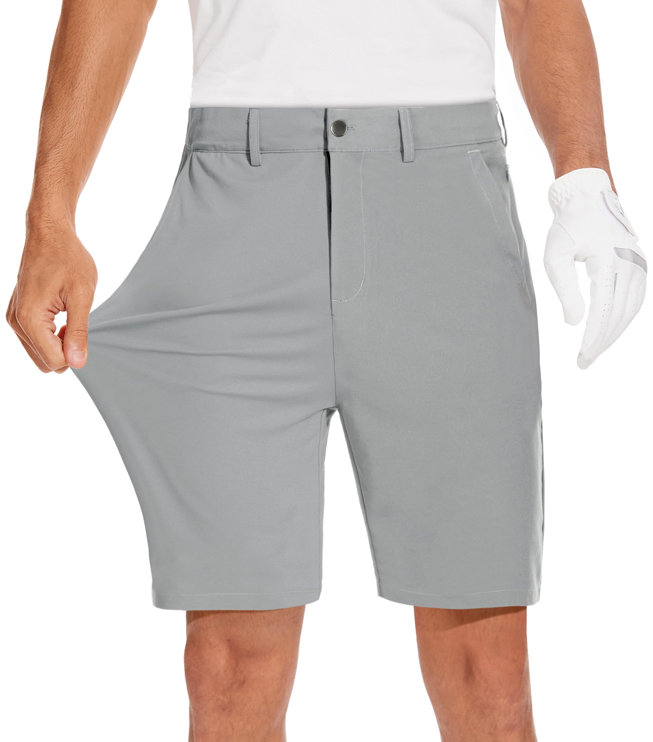 JWM Mens 7" Stretch Golf Shorts - Lightweight