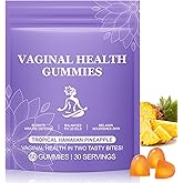 ZIXAOK Vaginal Probiotics for Women, PH Balance Gummies, Probiotics for Women Vaginigal Health, Support Healthy Odor, Yeast Balance & Flora, Vaginal Health Supplement - 60 Pineapple Gummies