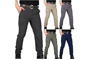 Cargo Pants for Men Tactical Water-Resistant Pants Fittness Multi-Pocket Durable Cargo Pant Sport Hiking Work Trouser