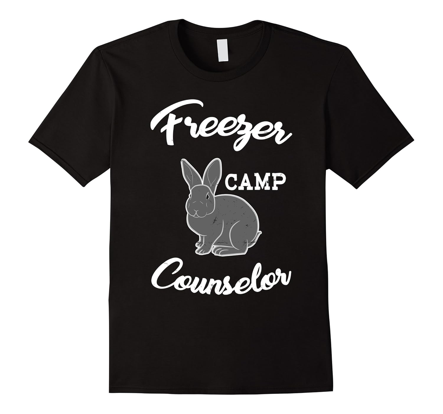 Freezer Camp Counselor Backyard Meat Rabbit Homestead Shirt Th