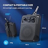 LEKATO Guitar Amp Portable 5W Mini Amp with Bluetooth Effects view 5