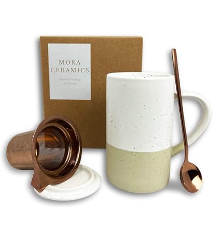 Tea Strainer Mug Ceramc Blue Tea Cup Nfuser Mug Wth Ld And Nfuser9