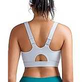 RUNNING GIRL Sports Bras for Women High Support,Adjustable Racerback Molded Cup Sports Bra Yoga Athletic Workout Bra