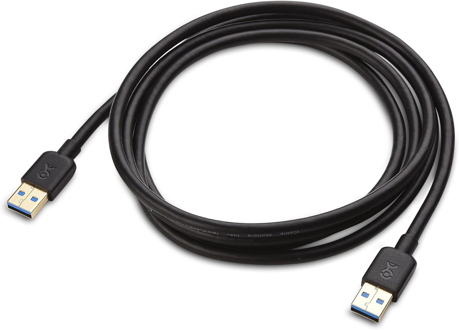 Cable Matters 2-Pack USB 3.0 Cable (USB to USB Cable Male to Male) in Black 6 ft: Computers & Accessories