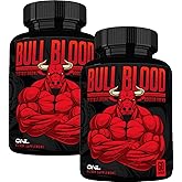ONL Bull Blood Testosterone Booster - High Potency Male Enhancing Testosterone Supplement for Stamina & Endurance - Test Booster with Maca Root, Horny Goat Weed & Tongkat Ali - 120 Capsules (2 Pack)
