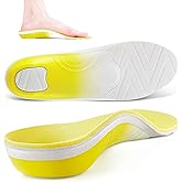 VALSOLE Heavy Duty Support Orthotic - 220+ lbs Plantar Fasciitis High Arch Support Insoles for Men Women, Flat Feet Orthotics Inserts, Absorbs Shock, Standing All-Day Comfort Work Shoe Insoles
