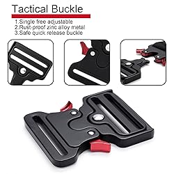 CooBigo 2" Metal Tactical Buckle Tactical Duty Belt