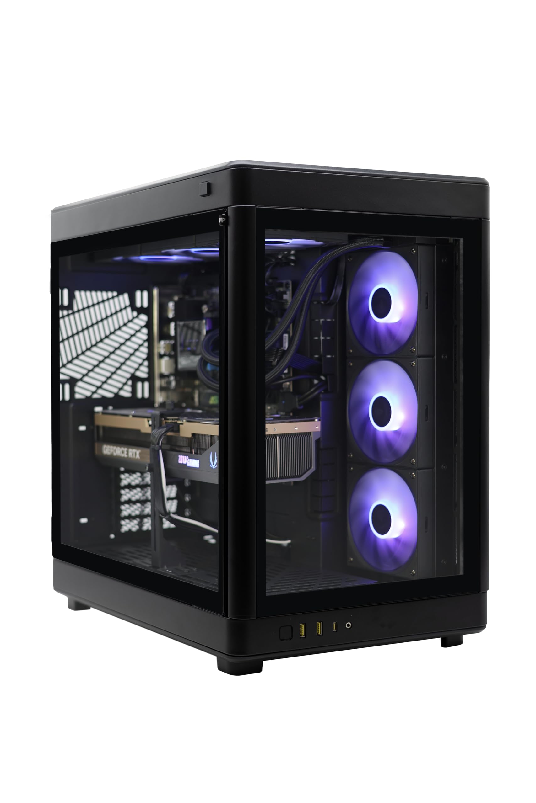 ZOTAC MEK AI-Enhanced Gaming PC Desktop Computer - NVIDIA GeForce RTX 5090, AMD Ryzen 7 9700X Up to 5.5GHz, 32GB DDR5 RGB, 2TB NVME M.2 SSD, 1200W G PSU, WiFi, Windows 11