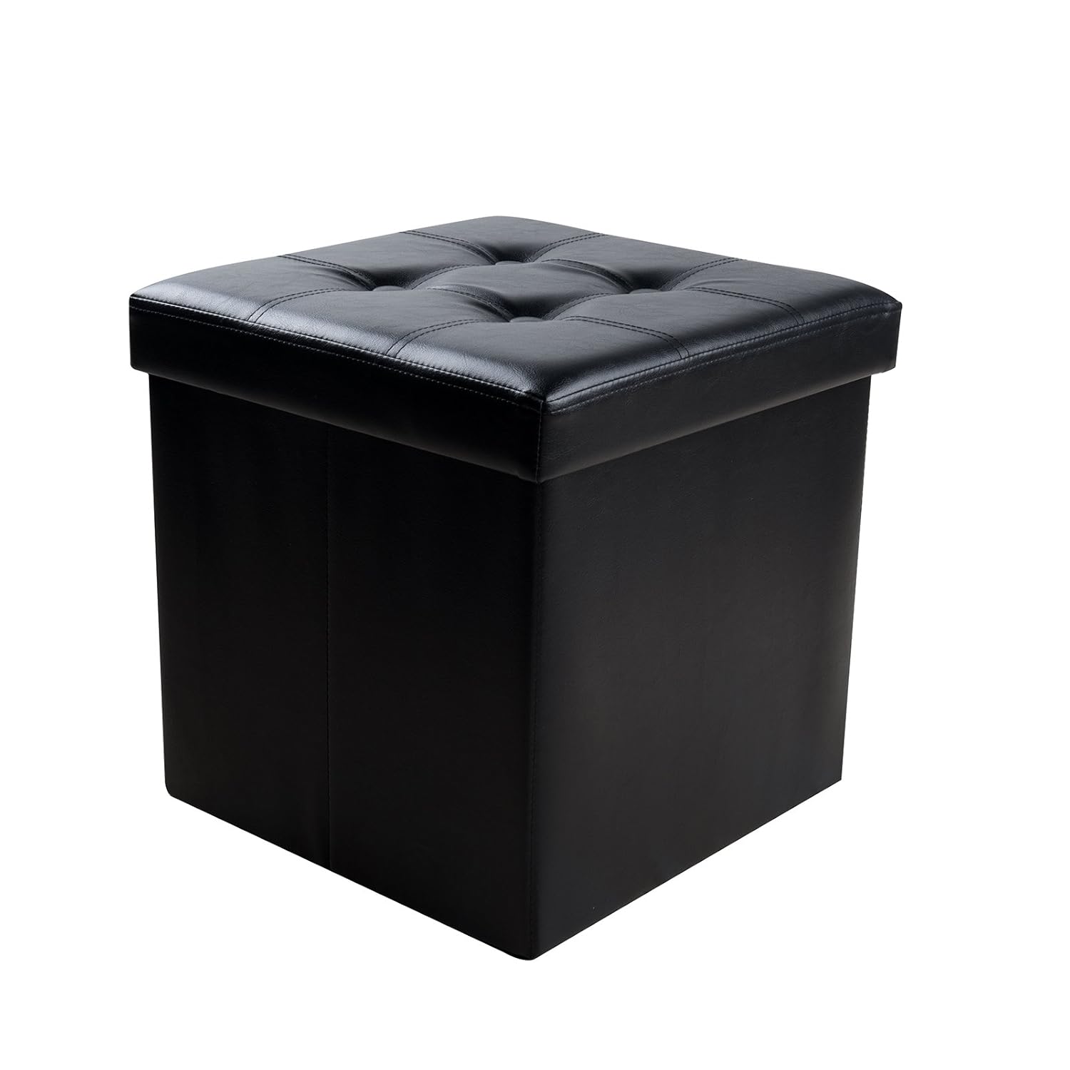 Best sit and store folding storage ottoman