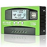 60A MPPT Solar Charge Controller, 12V/24V Auto