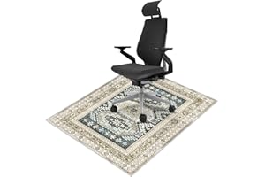 Vicwe Office Chair Mat for Hardwood Floor,48"x60" Office Chair Mat Protector for Rolling Chair,Anti Slip,Low Pile Carpet Floor Chair Mat