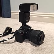 Amazon.com : Powerextra Professional DF-400 Speedlite Camera Flash for ...