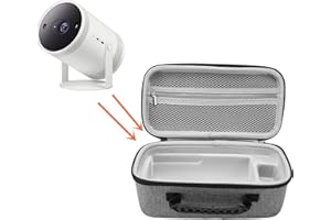 Diyeeni Portable Carrying Case for for for Nebula Capsule 3 Projector, Hard Travel Storage Carrying Handbag, Shakeproof Case for Projector and Accessories,