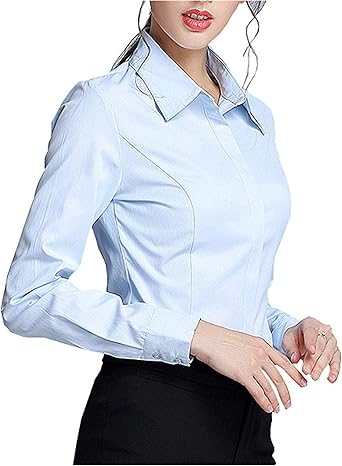 amazon women's dress shirts