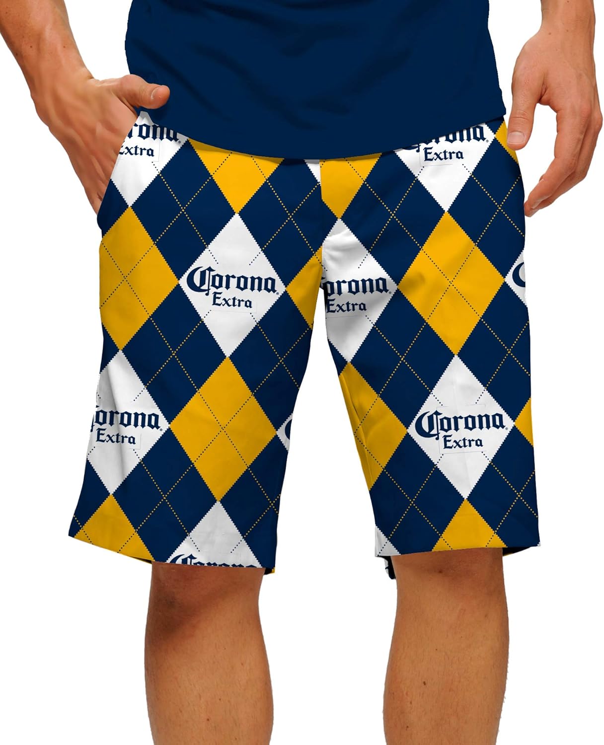 Loudmouth Golf Herren Shorts aus 100 StretchTech Polyester lustige