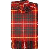 I LUV LTD 100% Lambswool Soft Throw Blanket Couch Cover In Dark Maple - View #7