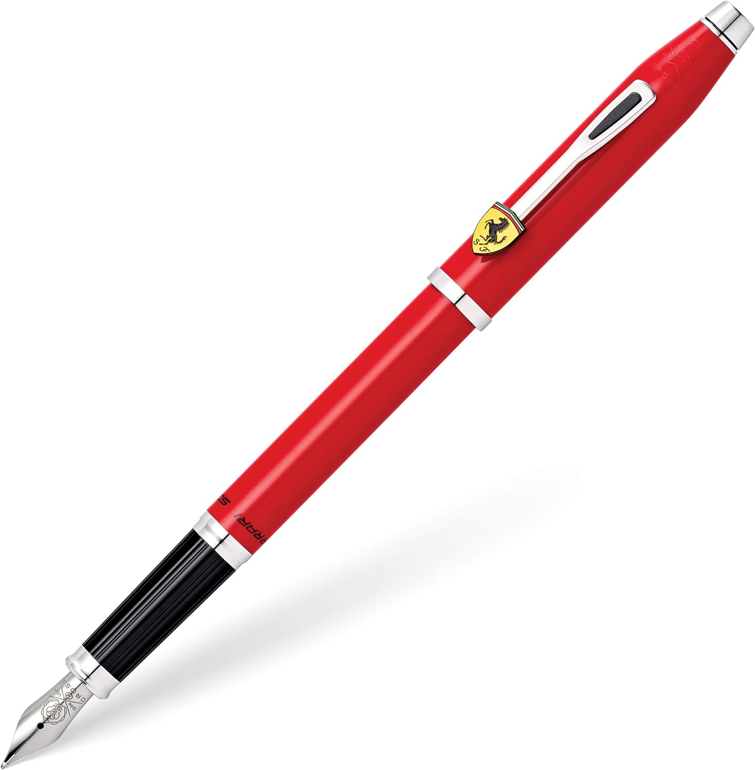 Cross Century II Ferrari Collection Glossy Rosso Corsa Red Lacquer / Rhodium Fountain Pen Item # FR0086-120FS