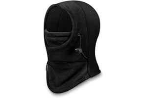 HIKENTURE Kids Balaclava Ski Mask, Children Winter Face Mask, Fleece Windproof Snow Mask for Boys, Girls