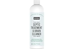 Natural Rapport Septic Treatment and Drain Cleaner - The Only Septic Treatment & Drain Cleaner You Need - Professional Strength Drain Cleaner for Home and RV (Liquid & Packets) (24 count)
