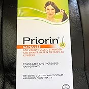 PRIORIN Hair Growth Stimulant, For Women and Men, with Biotin, Millet ...