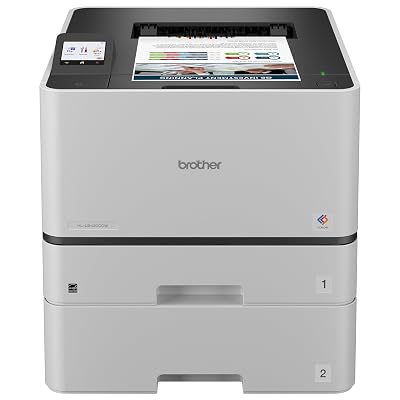Brother HL-L8430CDWT Business Color Laser Printer with Dual Paper Trays, Low-Cost Printing, and Wireless Networking