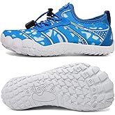 UBFEN Water Shoes for Kids Boys Girls Aqua Socks Barefoot Beach Sports Swim Pool Quick Dry Lightweight Toddler Little Big Kid