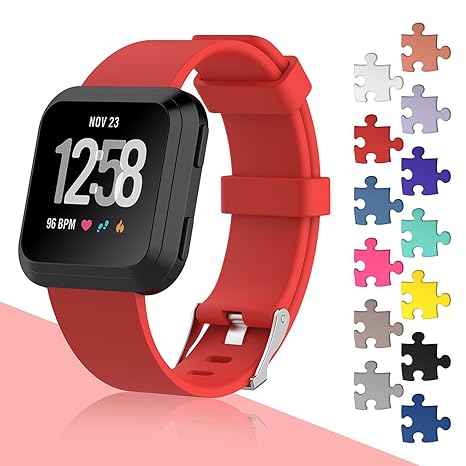 fitbit versa smartwatch and activity tracker with classic band