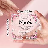 Winzwon Mum Birthday Gifts Acrylic Puzzle Plaque Personalised Present view 5