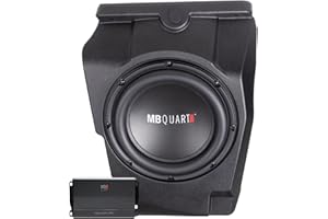 MB Quart 400 Watt Subwoofer Kit with 10 Inch Dual 4 Ohm Subwoofer and Class D Amplifier for Polaris RZR Pro XP Pro R Turbo R 