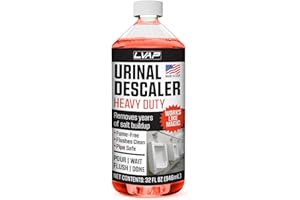 LVAP Urinal Salt Remover – Commercial Grade Urinal Drain Cleaner & Odor Eliminator – Heavy Duty, Fume-Free, Pipe-Safe Formula for Public Restrooms – 32 oz