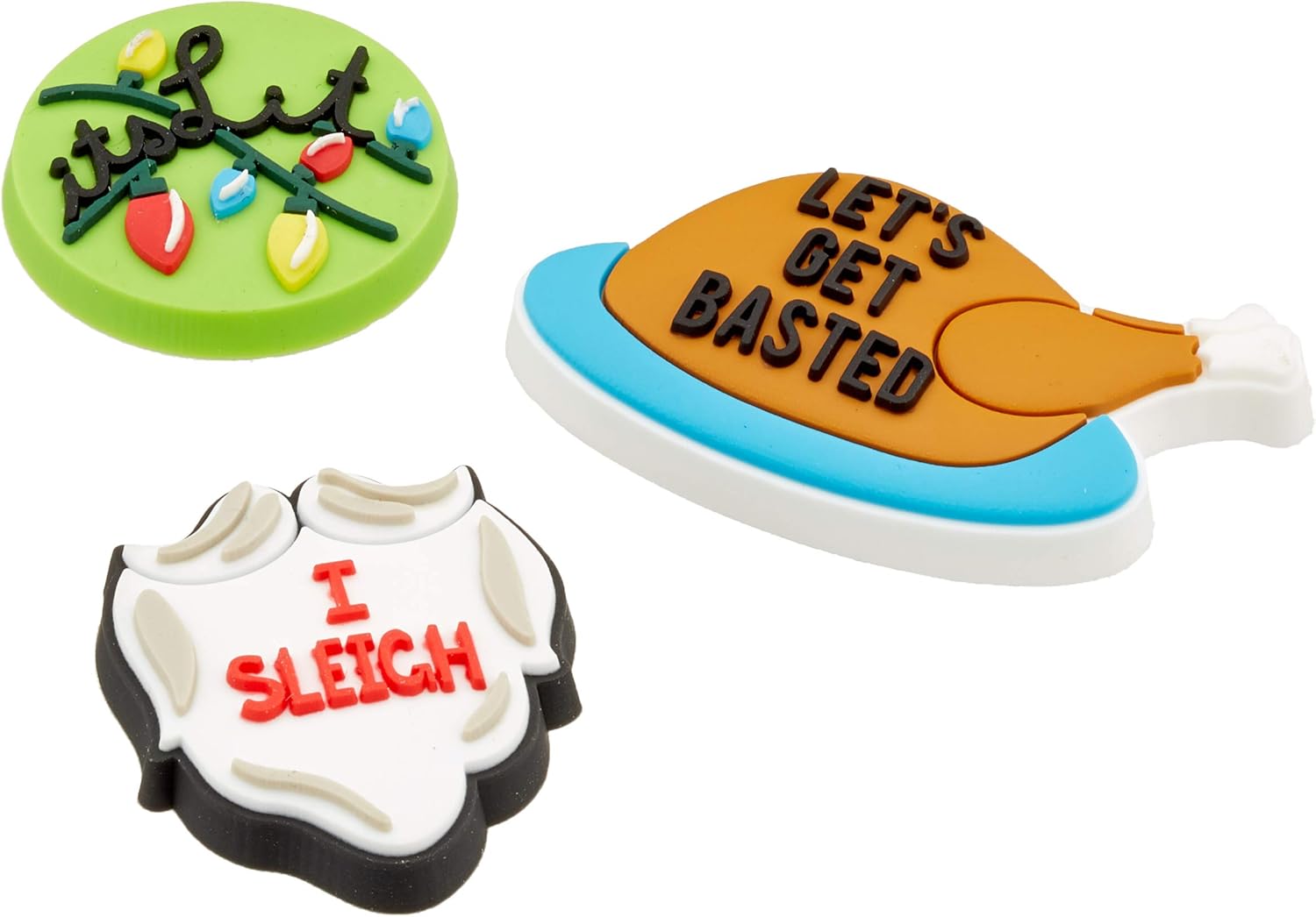 Crocs Jibbitz Holiday 3Pack Shoe Charm Personalize with Jibbitz for