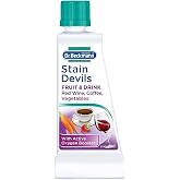 Dr. Beckmann Stain Devils Stain Remover - Fruit &amp; Drinks, 50g | Gentle on colours and fabrics. Targets stains such as red wine, coffee, fruit juice with Active Oxygen Booster